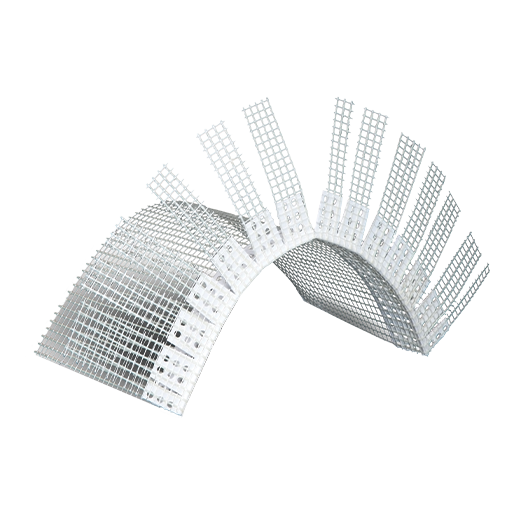 Angolare rete PVC premontato per arco